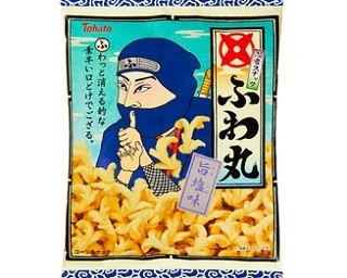 音もせずにふわっと消え、軽くて素早い！忍者のようなスナック菓子