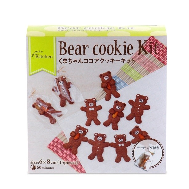 【写真を見る】「ママズキッチン くまちゃんココアクッキーキット」(1026円)