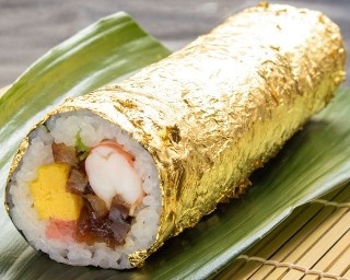 新宿伊勢丹限定！金箔に包まれた超高級プレミアム恵方巻発売