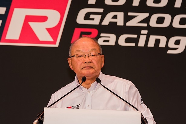 「ルマンは雪辱を、WRCは勝ちにいきます」と語る嵯峨宏英TOYOTA GAZOO Racing本部長
