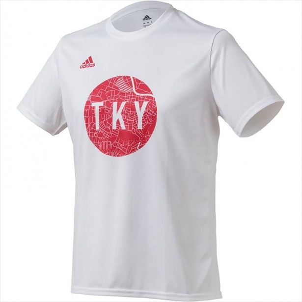大胆なオリジナルTOKYOロゴを胸にあしらった「rising sun tee」(税抜3900円)