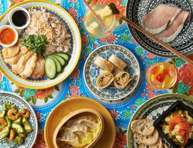 ヘイヘイマンボでは、台湾や香港、タイなどアジア各国の小皿料理40種以上をそろえる