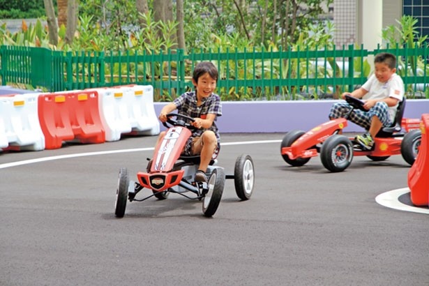 三輪車やペダルゴーカートを、サーキットで運転できる！/ナガシマスパーランド